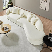 Load image into Gallery viewer, Adorn Homez Jules Premium Curve Sofa in Boucle Fabric