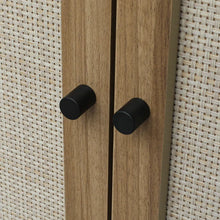 Load image into Gallery viewer, Adorn Homez Ricco Shoe rack with Rattan/cane mesh .