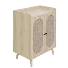 Load image into Gallery viewer, Adorn Homez Ricco Shoe rack with Rattan/cane mesh .