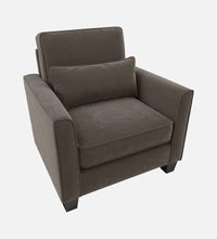 Load image into Gallery viewer, Adorn Homez Riley 1 Seater Sofa in Velvet Fabric