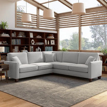 Load image into Gallery viewer, Adorn Homez Riley L Shape Corner Sofa 5 Seater in Velvet Fabric