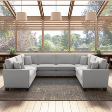 Load image into Gallery viewer, Adorn Homez Riley C shape Corner Sofa 8 Seater in Velvet Fabric