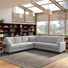 Load image into Gallery viewer, Adorn Homez Riley L shape Corner Sofa 7 Seater in Velvet Fabric