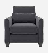 Load image into Gallery viewer, Adorn Homez Riley 1 Seater Sofa in Velvet Fabric