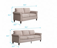 Load image into Gallery viewer, Adorn Homez Rafael Sofa 3+2 in Premium Fabric