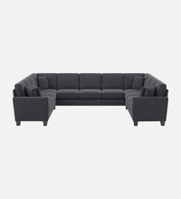 Load image into Gallery viewer, Adorn Homez Riley C shape Corner Sofa 11  Seater in Velvet Fabric
