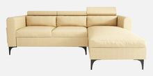 Load image into Gallery viewer, Adorn Homez - Gemini 4 Seater Sectional Sofa In Premium Molfino Fabric with Adjustable Headrest.