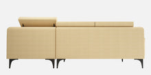 Load image into Gallery viewer, Adorn Homez - Gemini 4 Seater Sectional Sofa In Premium Molfino Fabric with Adjustable Headrest.