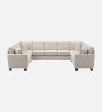 Load image into Gallery viewer, Adorn Homez Riley C shape Corner Sofa 11  Seater in Velvet Fabric