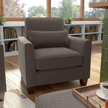 Load image into Gallery viewer, Adorn Homez Riley 1 Seater Sofa in Velvet Fabric