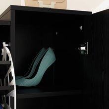 Load image into Gallery viewer, Adorn Homez Avion Shoe rack with Rattan/cane mesh