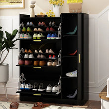 Load image into Gallery viewer, Adorn Homez Avion Shoe rack with Rattan/cane mesh