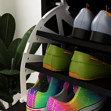 Load image into Gallery viewer, Adorn Homez Avion Shoe rack with Rattan/cane mesh