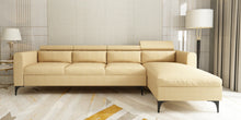 Load image into Gallery viewer, Adorn Homez - Gemini 5 Seater Sectional Sofa In Premium Molfino Fabric with Adjustable Headrest