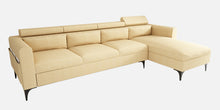 Load image into Gallery viewer, Adorn Homez - Gemini 5 Seater Sectional Sofa In Premium Molfino Fabric with Adjustable Headrest