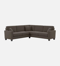 Load image into Gallery viewer, Adorn Homez Riley L shape Sofa 5 Seater with Ottoman in Velvet Fabric