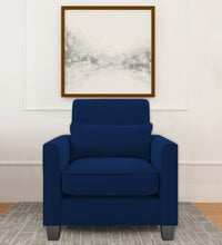 Load image into Gallery viewer, Adorn Homez Riley 1 Seater Sofa in Velvet Fabric