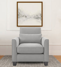 Load image into Gallery viewer, Adorn Homez Riley 1 Seater Sofa in Velvet Fabric