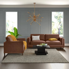 Load image into Gallery viewer, Adorn Homez Barrel Sofa 3+2 in Premium Leatherette