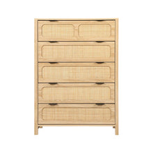 Load image into Gallery viewer, Adorn Home Cambrey Chest of Drawer with Rattan/Cane Mesh