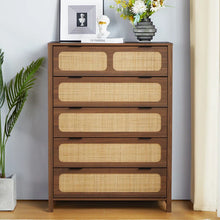 Load image into Gallery viewer, Adorn Home Cambrey Chest of Drawer with Rattan/Cane Mesh