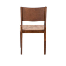 Load image into Gallery viewer, Adorn Homez Lily Teakwood Dining Chair with Rope Seats Handwoven