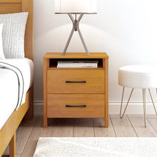 Load image into Gallery viewer, Adorn Homez Melano Bed Side Table in Solid Wood
