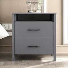 Load image into Gallery viewer, Adorn Homez Melano Bed Side Table in Solid Wood