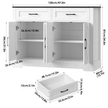 Load image into Gallery viewer, Adorn Homez Siramika 4 Doors Cabinet