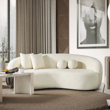Load image into Gallery viewer, Adorn Homez Obrit 3 Seater Curve Sofa in Premium Boucle Fabric