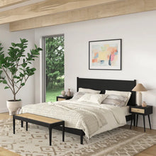 Load image into Gallery viewer, Adorn Homez Segur Wooden Queen Size Bed Without Storage