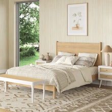 Load image into Gallery viewer, Adorn Homez Segur Wooden Queen Size Bed Without Storage