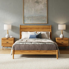 Load image into Gallery viewer, Adorn Homez Segur Wooden Queen Size Bed Without Storage