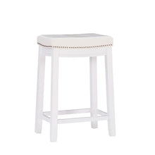 Load image into Gallery viewer, Adorn Homez Ronan Solid Wood Bar Stool With Upholstery