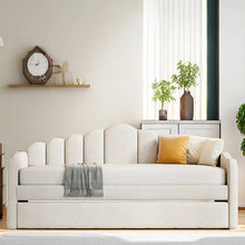Load image into Gallery viewer, Adorn Homez Leanna Trundle Daybed Without Storage in Velvet