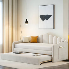 Load image into Gallery viewer, Adorn Homez Leanna Trundle Daybed Without Storage in Velvet