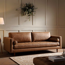 Load image into Gallery viewer, Adorn Homez Martin 3 Seater Sofa in Premium Fabric