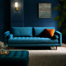 Load image into Gallery viewer, Adorn Homez Martin 3 Seater Sofa in Premium Fabric