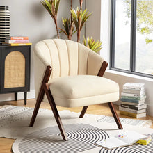 Load image into Gallery viewer, Adorn Homez Scandl Accent Chair in premium Fabric
