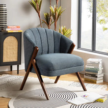 Load image into Gallery viewer, Adorn Homez Scandl Accent Chair in premium Fabric