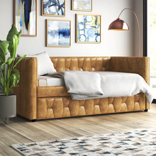 Load image into Gallery viewer, Adorn Homez Espino Trundle Wooden Daybed Without Storage