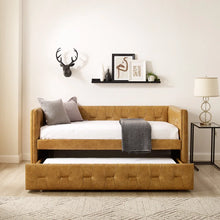Load image into Gallery viewer, Adorn Homez Espino Trundle Wooden Daybed Without Storage
