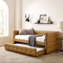 Load image into Gallery viewer, Adorn Homez Espino Trundle Wooden Daybed Without Storage