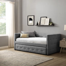 Load image into Gallery viewer, Adorn Homez Espino Trundle Wooden Daybed Without Storage