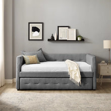 Load image into Gallery viewer, Adorn Homez Espino Trundle Wooden Daybed Without Storage