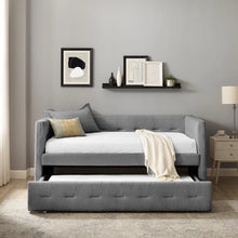 Load image into Gallery viewer, Adorn Homez Espino Trundle Wooden Daybed Without Storage