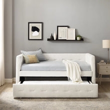 Load image into Gallery viewer, Adorn Homez Espino Trundle Wooden Daybed Without Storage