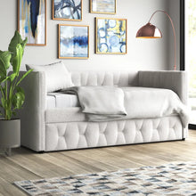 Load image into Gallery viewer, Adorn Homez Espino Trundle Wooden Daybed Without Storage