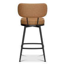 Load image into Gallery viewer, Adorn Homez Elza Metal Bar Stool In Leatherette