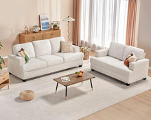 Load image into Gallery viewer, Adorn Homez Henry Sofa 3+2 in Premium Suede Velvet Fabric